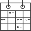icône calendrier