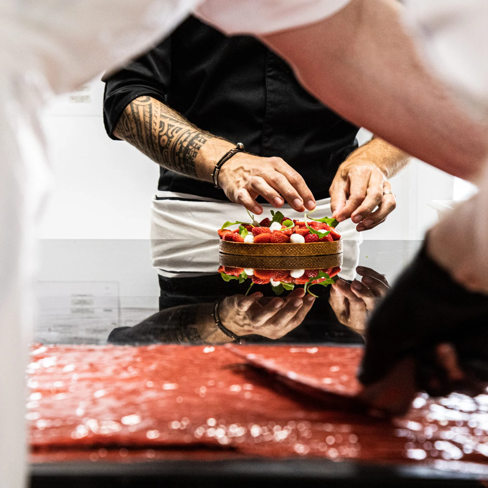 création d'un entremet au chocolat